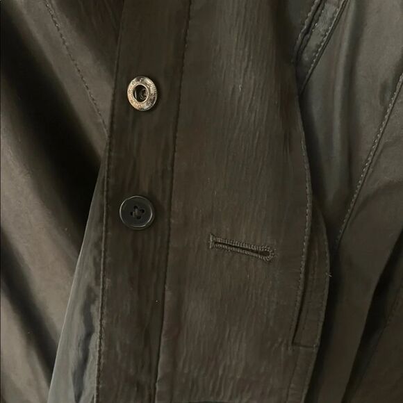 Ralph Lauren Brown Wool Blend Trench Coat (missing inner part) 314 - Picture 5 of 11